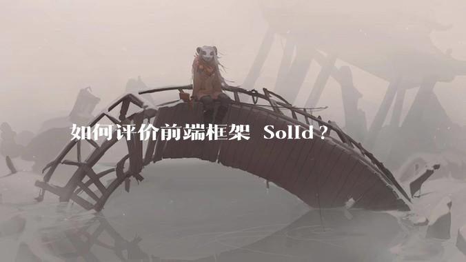如何评价前端框架 Solid?